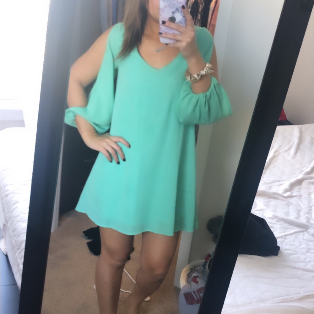 Mint Green Dress